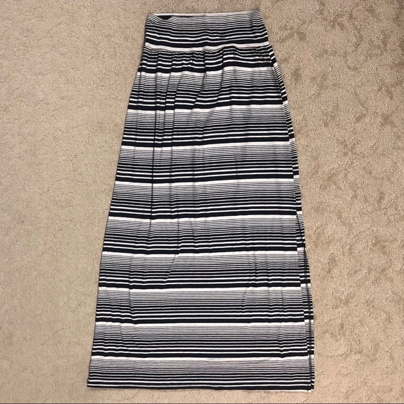 Striped Maxi Skirt - Picture 1 of 4